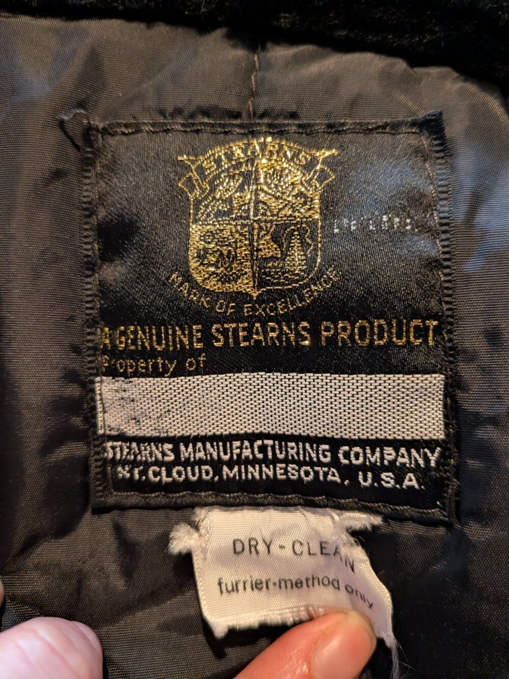 Vintage 70s Stearns Manufacturing Company faux fur coat - Picture 4 of 5